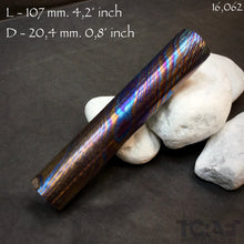 Load image into Gallery viewer, Titanium Multi-Layer Cylinder, hand forge for jewelers, making rings.