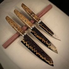 Load image into Gallery viewer, Set Three Kitchen Knives. Premium Forge Laminated steel. Single Copy. Art 14.K.003