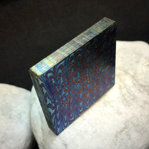 TITANIUM Multi-Layer Billets, 3 Alloys, Pattern "MOSAIC", Hand Forge for Jewelers, Crafting. 