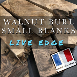WALNUT BURL Wood, Live Edge Blanks for Crafting,