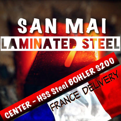 Laminierter Stahl, „San Mai“ Forge Big Billet, für den professionellen Messerbau.