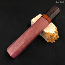 Cargar imagen en el visor de la galería, Wa-Handle Blank for kitchen knife, Japanese Style, Exotic Wood. Art 2.042