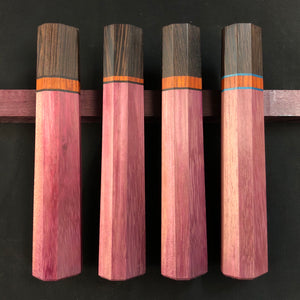 Wa-Handle Blank for kitchen knife, Japanese Style, Exotic Wood. Art 2.042