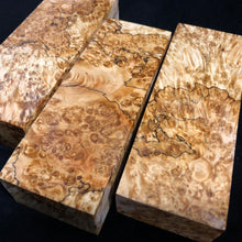 Charger l&#39;image dans la galerie, MAPLE BURL Stabilized Wood, NATURAL COLOR, Blanks for Woodworking. France Stock.