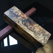 Load image into Gallery viewer, WALNUT BURL Stabilized Wood, Extra Top Category, Big Blank for woodworking. #3.WB.75