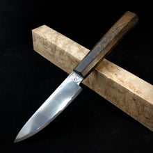 Load image into Gallery viewer, PETTY 110 mm, Best Kitchen Knife Japanese Style, Carbon Steel, Author&#39;s work, Single copy.