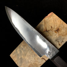 Load image into Gallery viewer, PETTY 110 mm, Best Kitchen Knife Japanese Style, Carbon Steel, Author&#39;s work, Single copy.