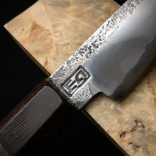 Load image into Gallery viewer, PETTY 110 mm, Best Kitchen Knife Japanese Style, Carbon Steel, Author&#39;s work, Single copy.