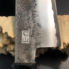 Cargar imagen en el visor de la galería, KIRITSUKE 140 mm, San Mai Steel, Kitchen Knife Japanese Style, Author&#39;s work, Single copy.