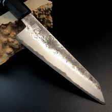 Charger l&#39;image dans la galerie, KIRITSUKE 140 mm, San Mai Steel, Kitchen Knife Japanese Style, Author&#39;s work, Single copy.