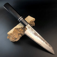 Load image into Gallery viewer, KIRITSUKE 140 mm, San Mai Steel, Kitchen Knife Japanese Style, Author&#39;s work, Single copy.