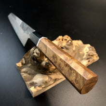 Load image into Gallery viewer, KIRITSUKE 140 mm, San Mai Steel, Kitchen Knife Japanese Style, Author&#39;s work.