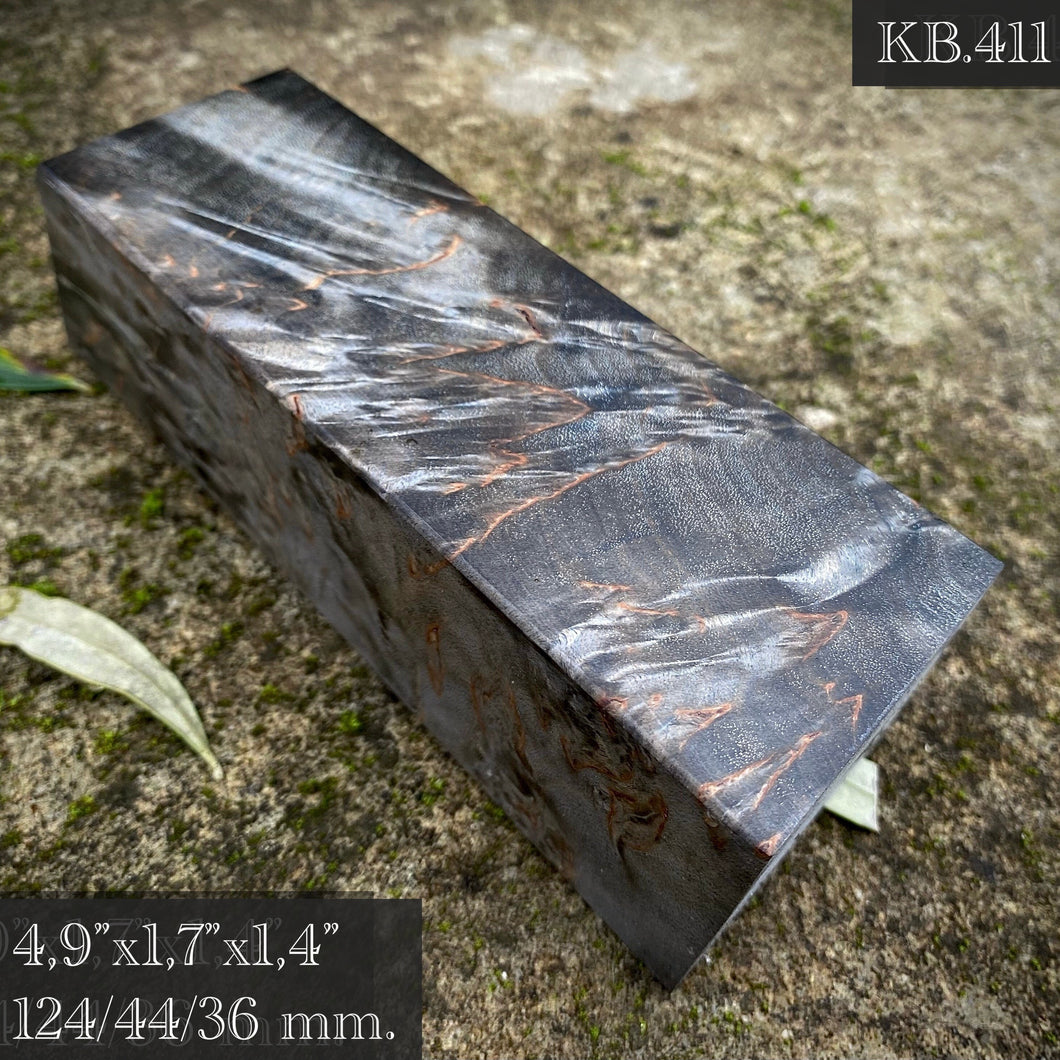 KARELIAN BIRCH, GRAY COLOR! Stabilized Wood Blank. From U.S. Stock.