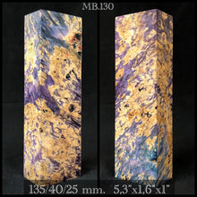 Load image into Gallery viewer, MAPLE BURL Stabilized Wood Blank Premium Quality for Crafting. US Stock.