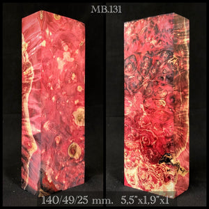 MAPLE BURL Stabilized Wood Blank Premium Quality for Crafting. US Stock.