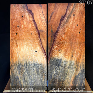 SPALTED TAMARIND STABILIZED Wood, Mirror Blanks, Very Rare, Premium Quality.