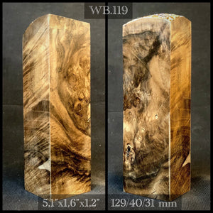 WALNUT BURL Stabilized, Billets for Woodworking, Crafting - from U.S. Stock. WB.119