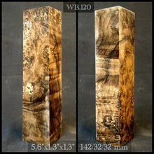 Cargar imagen en el visor de la galería, WALNUT BURL Stabilized, Billets for Woodworking, Crafting - from U.S. Stock. WB.120