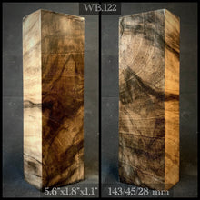 Cargar imagen en el visor de la galería, WALNUT BURL Stabilized, Billets for Woodworking, Crafting - from U.S. Stock. WB.122