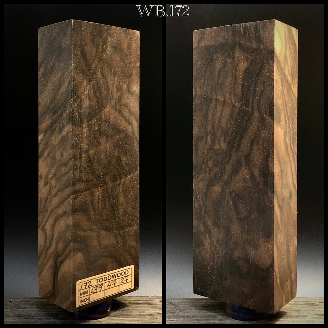 WALNUT ROOT Stabilized Wood, Top Category, Blank for Woodworking. FR Stock.