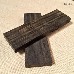 BOG OAK, Fumed, Blanks Paired for Crafting, Woodworking, Precious wood, 10.101 - IRON LUCKY