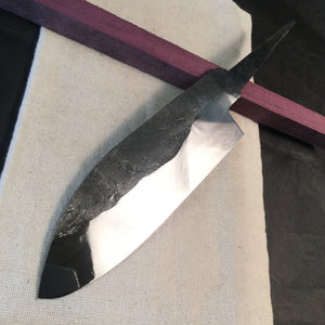 Carbon Steel Blade Blank, for knife making, crafting, hobby, DIY. Art 9.075 - IRON LUCKY