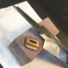 Load image into Gallery viewer, Carbon Steel Blade Blank, Set for knife making, crafting, hobby, DIY. Art 9.065 - IRON LUCKY