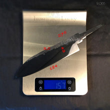 Load image into Gallery viewer, Carbon Steel Blade Blank, Set for knife making, crafting, hobby, DIY. Art 9.065 - IRON LUCKY
