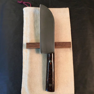 Copy of SANTOKU "Savage XI" Japanese Kitchen Knife, 173 mm, Forge Carbon Steel - IRON LUCKY