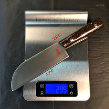 Laden Sie das Bild in den Galerie-Viewer, Copy of SANTOKU &quot;Savage XI&quot; Japanese Kitchen Knife, 173 mm, Forge Carbon Steel - IRON LUCKY