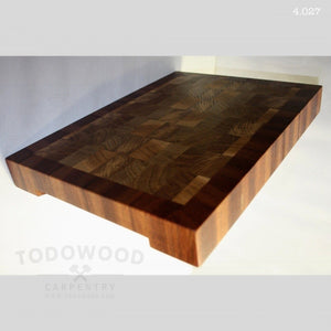 Cutting board, solid OAK, all-natural and made by hand, FULL ECO! Art 4.027 - IRON LUCKY