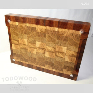 Cutting board, solid OAK, all-natural and made by hand, FULL ECO! Art 4.027 - IRON LUCKY