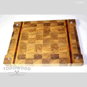 Cutting board, Solid Oak, all-natural and made by hand, Full Eco! Art 4.041 - IRON LUCKY