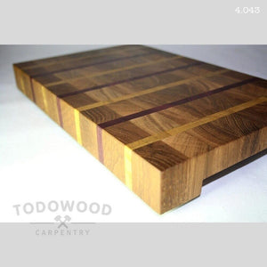 Cutting board, Solid Oak, all-natural and made by hand, Full Eco! Art 4.043 - IRON LUCKY