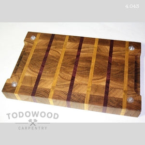 Cutting board, Solid Oak, all-natural and made by hand, Full Eco! Art 4.043 - IRON LUCKY