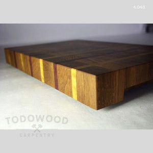 Cutting board, Solid Oak, all-natural and made by hand, Full Eco! Art 4.043 - IRON LUCKY