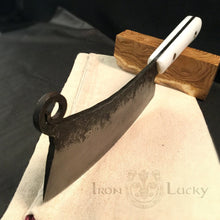 Load image into Gallery viewer, Hatchet for meat cutting. For a real man&#39;s food. - IRON LUCKY