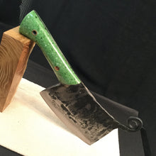 Load image into Gallery viewer, HATCHET, Hand forged, Custom Axe, &quot;MESOZOIC V&quot;. - IRON LUCKY