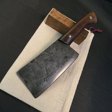 Load image into Gallery viewer, HATCHET, Hand forged, Custom Cleaver, &quot;MESOZOIC IX”. - IRON LUCKY