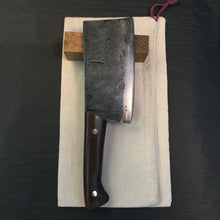 Load image into Gallery viewer, HATCHET, Hand forged, Custom Cleaver, &quot;MESOZOIC IX”. - IRON LUCKY