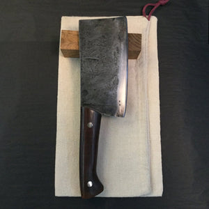 HATCHET, Hand forged, Custom Cleaver, "MESOZOIC IX”. - IRON LUCKY
