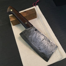 Load image into Gallery viewer, HATCHET, Hand forged, Custom Cleaver, &quot;MESOZOIC IX”. - IRON LUCKY