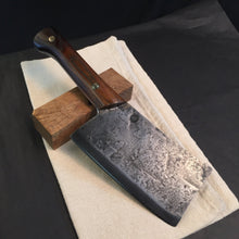 Load image into Gallery viewer, HATCHET, Hand forged, Custom Cleaver, &quot;MESOZOIC VIII&quot;. - IRON LUCKY