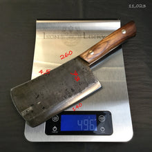 Charger l&#39;image dans la galerie, HATCHET, Hand forged, Custom Cleaver, &quot;MESOZOIC X”. - IRON LUCKY