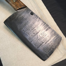 Laden Sie das Bild in den Galerie-Viewer, HATCHET, Hand forged, Custom Cleaver, &quot;MESOZOIC XII”. - IRON LUCKY