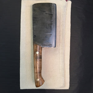 HATCHET, Hand forged, Custom Cleaver, "MESOZOIC XII”. - IRON LUCKY