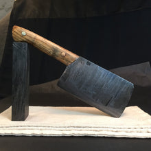 Charger l&#39;image dans la galerie, HATCHET, Hand forged, Custom Cleaver, &quot;MESOZOIC XII”. - IRON LUCKY
