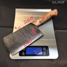 Laden Sie das Bild in den Galerie-Viewer, HATCHET, Hand forged, Custom Cleaver, &quot;MESOZOIC XII”. - IRON LUCKY