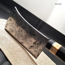 Load image into Gallery viewer, HATCHET, Hand Forged, Kitchen Axe, Custom Meat Cleaver, &quot;MESOZOIC XIII” - IRON LUCKY