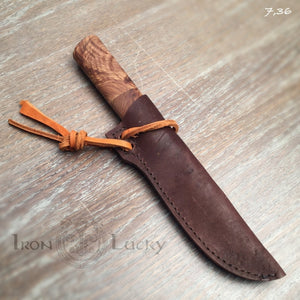 Hunting Knife, Hand Forge Blade, Single Copy - IRON LUCKY